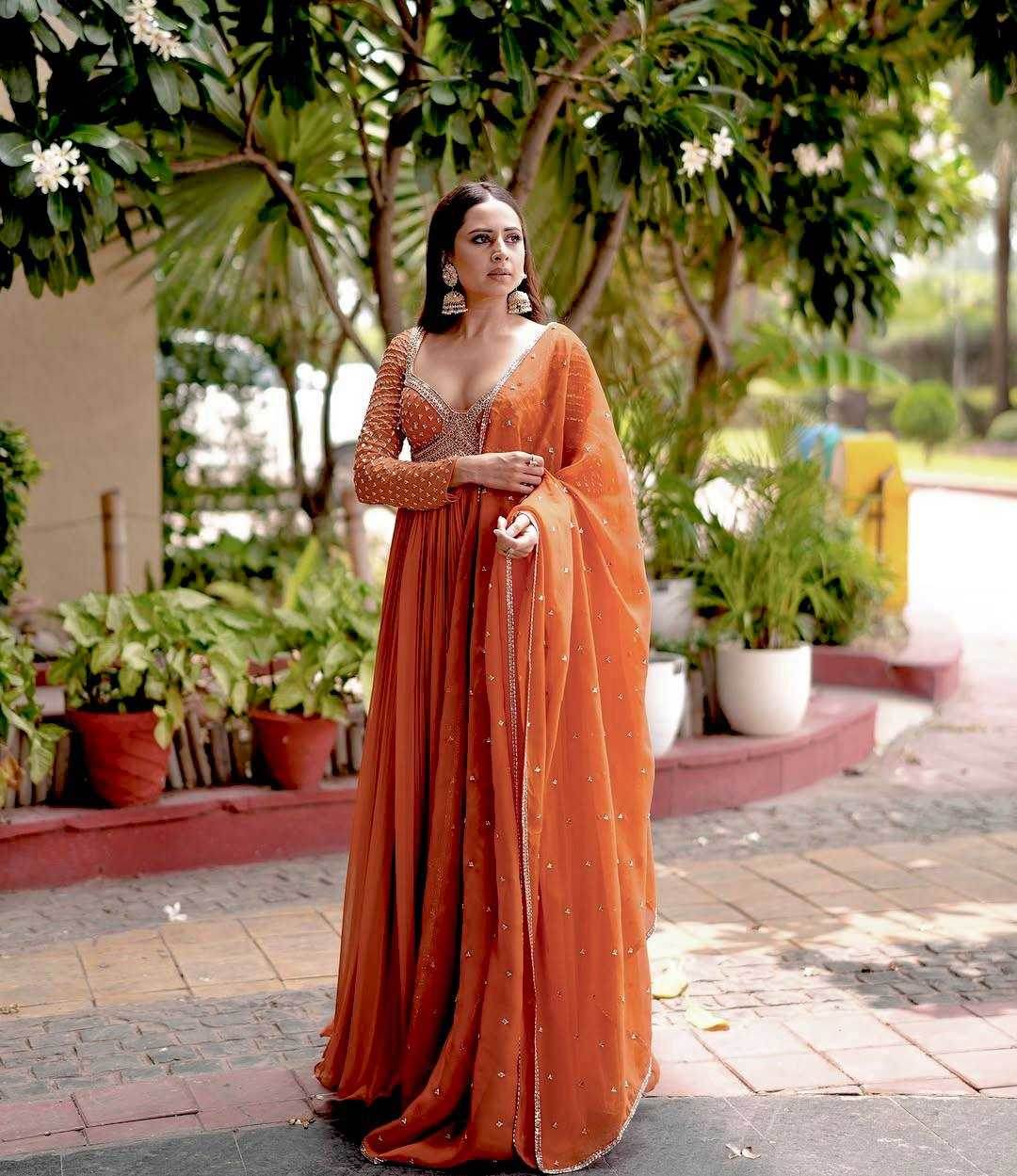 Georgette Embroidery Gown - MYLUXURY LANE ENTERPRISE